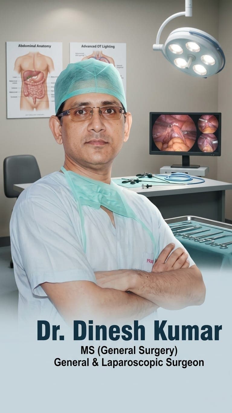 Dr. Dinesh Kumar — Director & Chief Surgeon, Prime Hospital